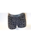 Likralı Tekli Boxer Gri