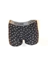 Likralı Tekli Boxer Gri