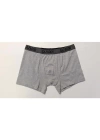 Likralı Tekli Boxer Gri