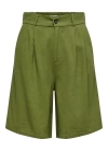 Loose Fit Keten Kadın Şort