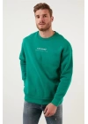 New Age Sırt Baskılı Üç İplik Sweatshirt