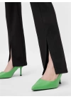 Paça Yırtmaçlı Slim Fit Pantolon