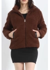 Peluş Şişme Mont Acıkahve - 22481.1839.