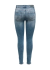 Püsküllü Paça Slim Fit Yüksek Bel Kadın Kot Pantolon