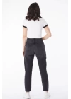 Slimfit mom jeans pantolon