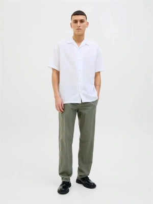 12248606 Relaxed Fıt Beli Lastikli Keten Jogger Erkek Pantolon Haki