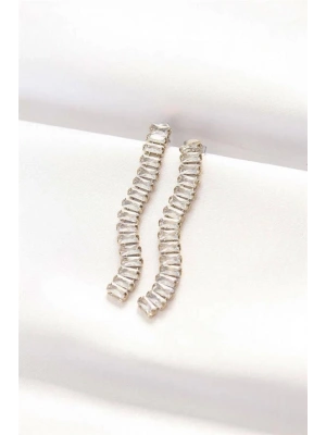 316L Çelik Gold Renk Su Yolu Küpe