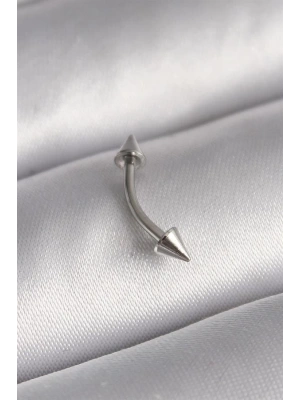 316L Çelik Gümüş Renk Çivi Model Piercing