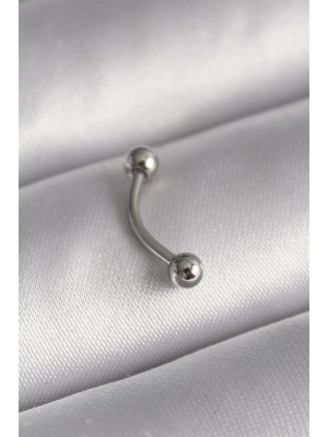 316L Çelik Gümüş Renk Topçuk Model Piercing