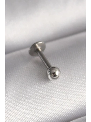 316L Çelik Gümüş Renk Topçuk Piercing