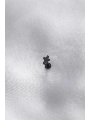 316L Cerrahi Çelik Siyah Renk Tragus Piercing