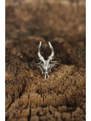 Ayarlanabilir Boynuz Tasarımlı Erkek Yüzük