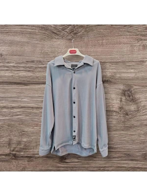 Fitilli Oversize Erkek Ceket Gömlek