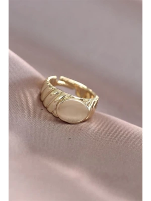 Gold Metal Kadın Yüzük