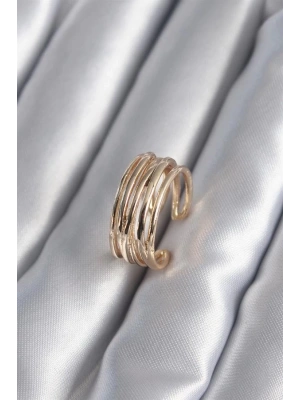 Gold Renk Ayarlanabilir Kadın Yüzük