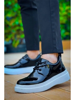 Kb-X3  Kuback Siyah Rugan  Bağcıklı  Günlük Erkek  Ayakkabı