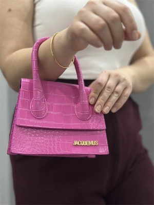 Luxe pembe cilt çanta