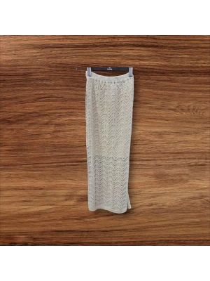 Örme Dantelli Uzun Kadın Etek