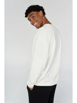 Oversıze Düz Renk Erkek Sweatshirt