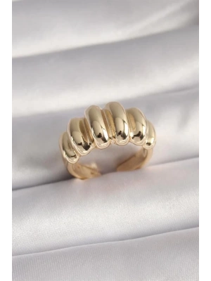 Pirinç Gold Renk Kadın Yüzük
