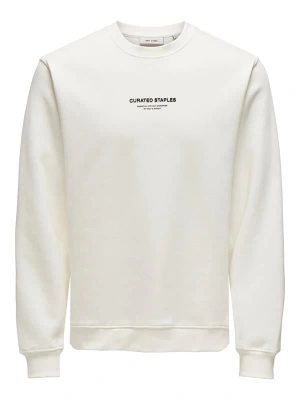 Sıfır Yaka Şardonlu Erkek Sweatshirt