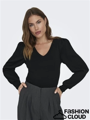 V Yaka Günlük Giyilebilen Şık Yaka Detay Kadın Sweat