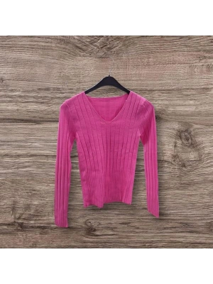 V Yaka Slim Triko Kazak