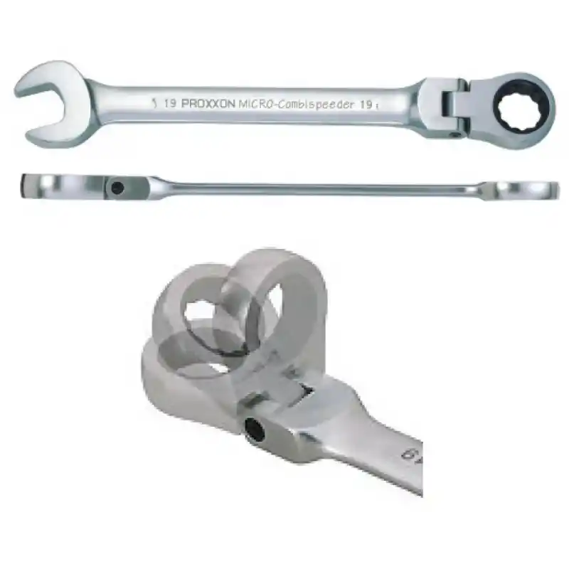 Proxxon 23050 Mafsallı Cırcırlı Kombine Anahtar 13mm