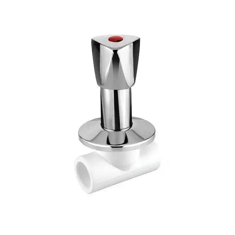 32 mm PPRC Plastik Sıva Altı Kromlu Vana