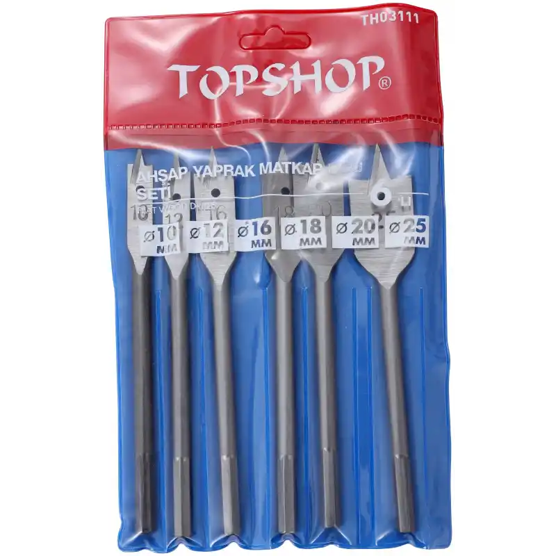 6LI AHŞAP YAPRAK MATKAP UCU SETİ