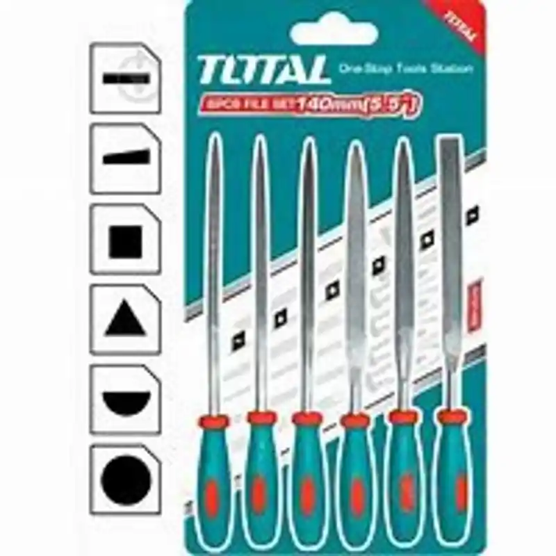 Total THT91462 6 Parça İnce Eğe Seti