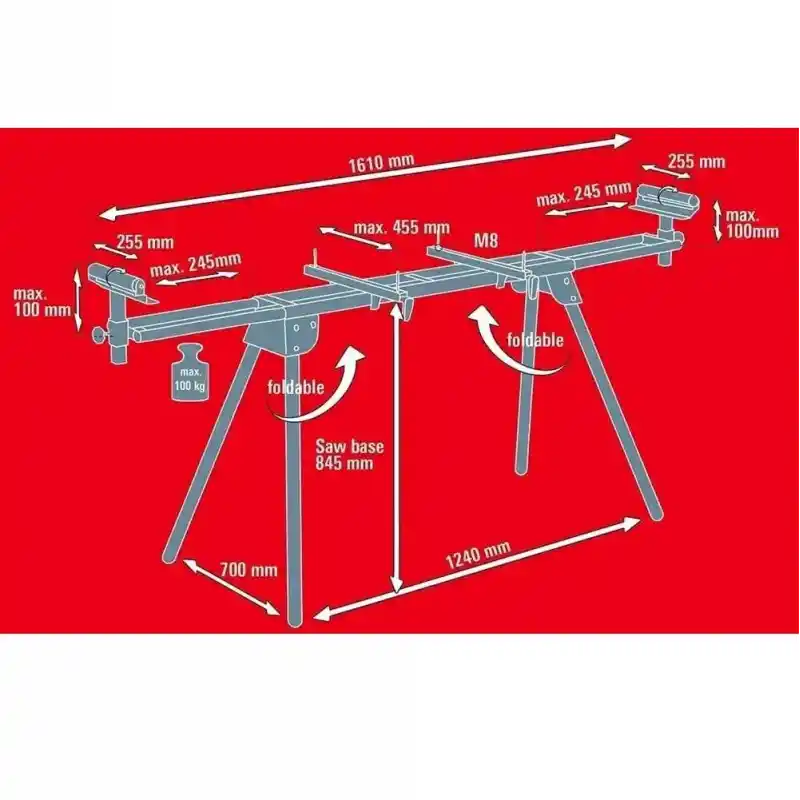 Einhell MSS 1610 Gönye Kesme Testere Tezgahı