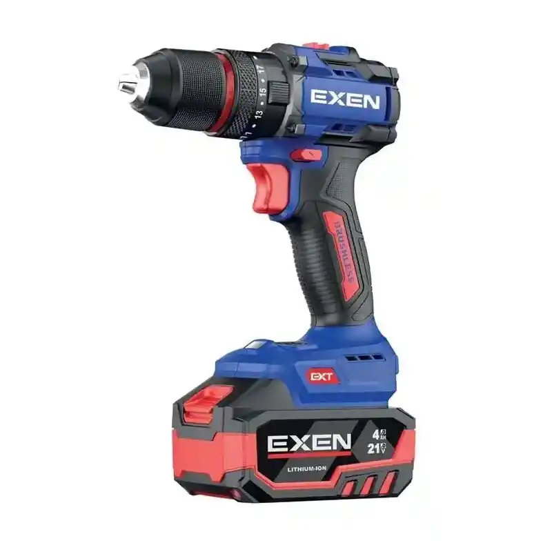 Exen EN 204 Akülü Darbeli Matkap, Avuç Taşlama Seti