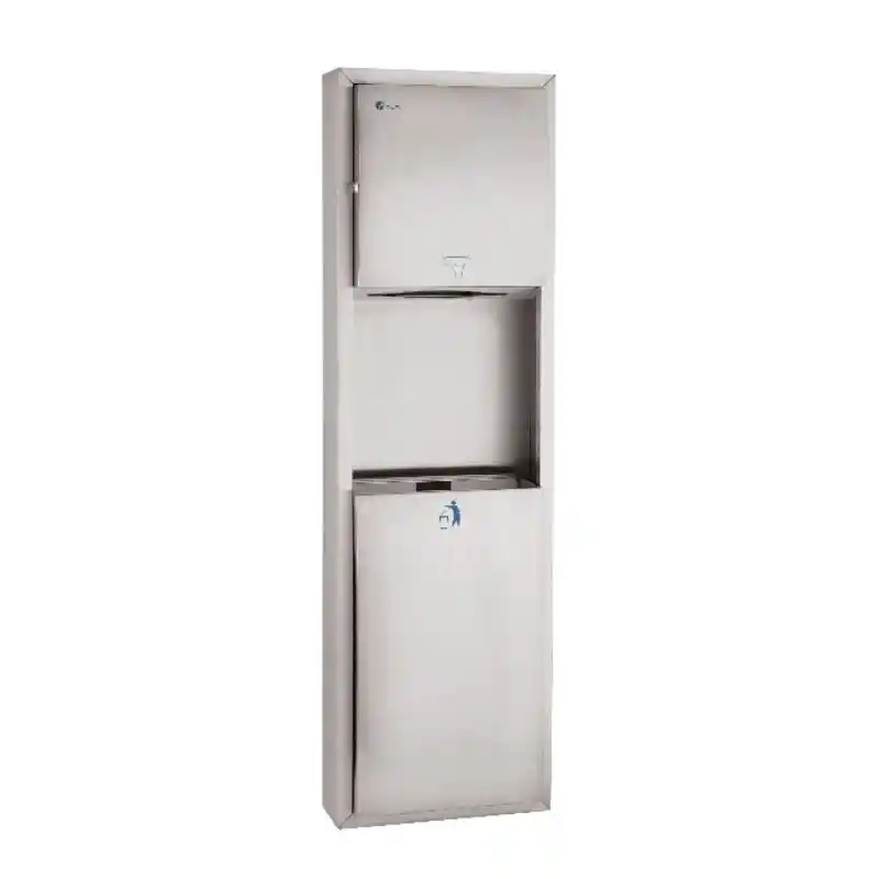 Xinda GSG63AH-S Sıva Üstü Manuel Kağıt Havluluk ve Çöp Kovası Kombinasyonu