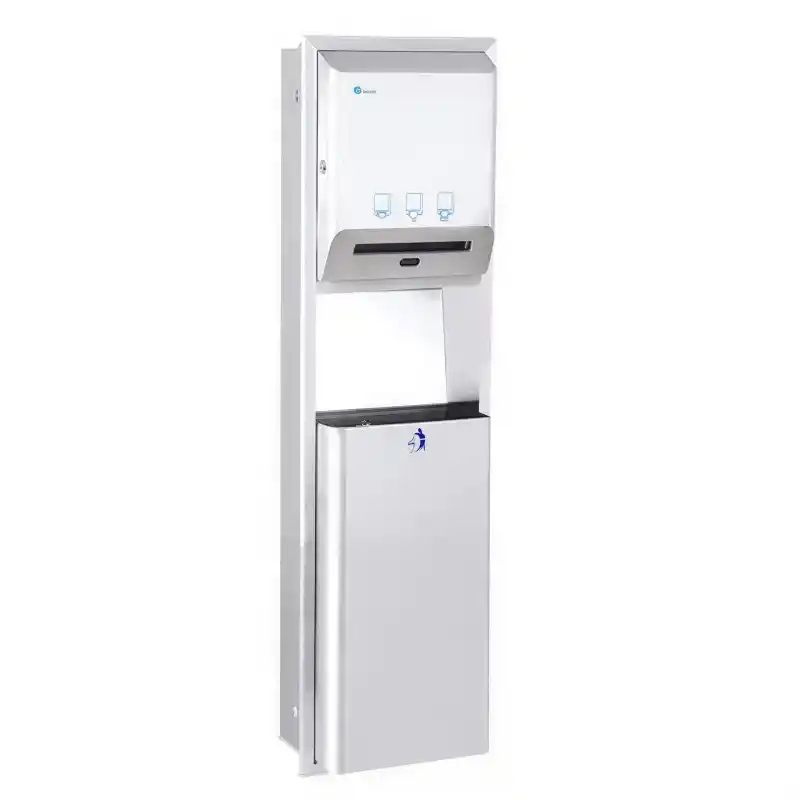 Xinda GSG63D-R Ankastre Fotoselli Kağıt Havluluk Çöp Kovası Kombinasyonu