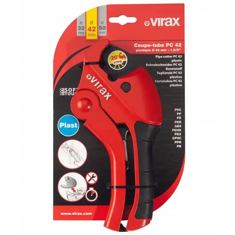 Vırax 215042 PC42 Pprc Plastik Boru Makası 42mm