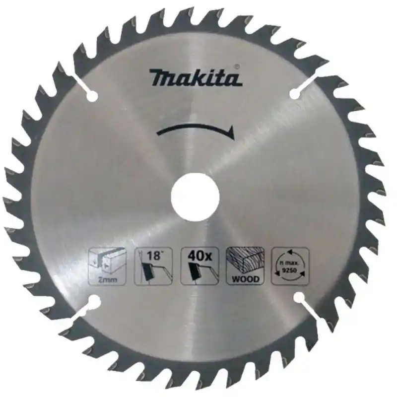 Makita D-81309 Ahşap Daire Testere Bıçağı 185x30mmx40T