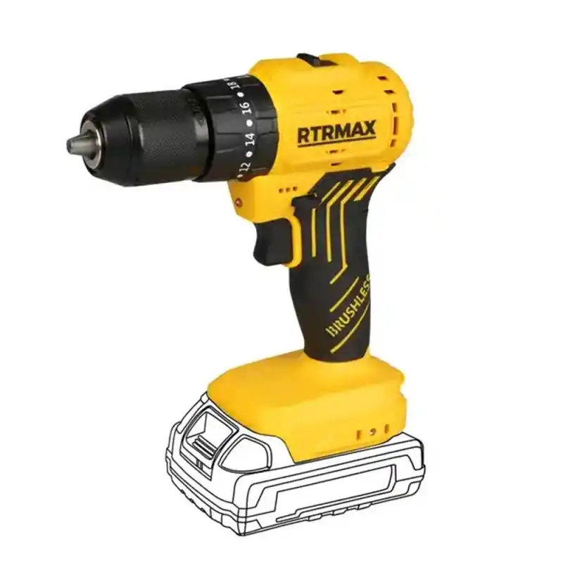 Rtrmax Slion 2Li Akülü Darbeli Matkap, Avuç Taşlama Seti