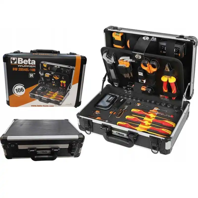 Beta 2054EL-106 Elektroteknik Dolu Takım Çantası 106 Parça