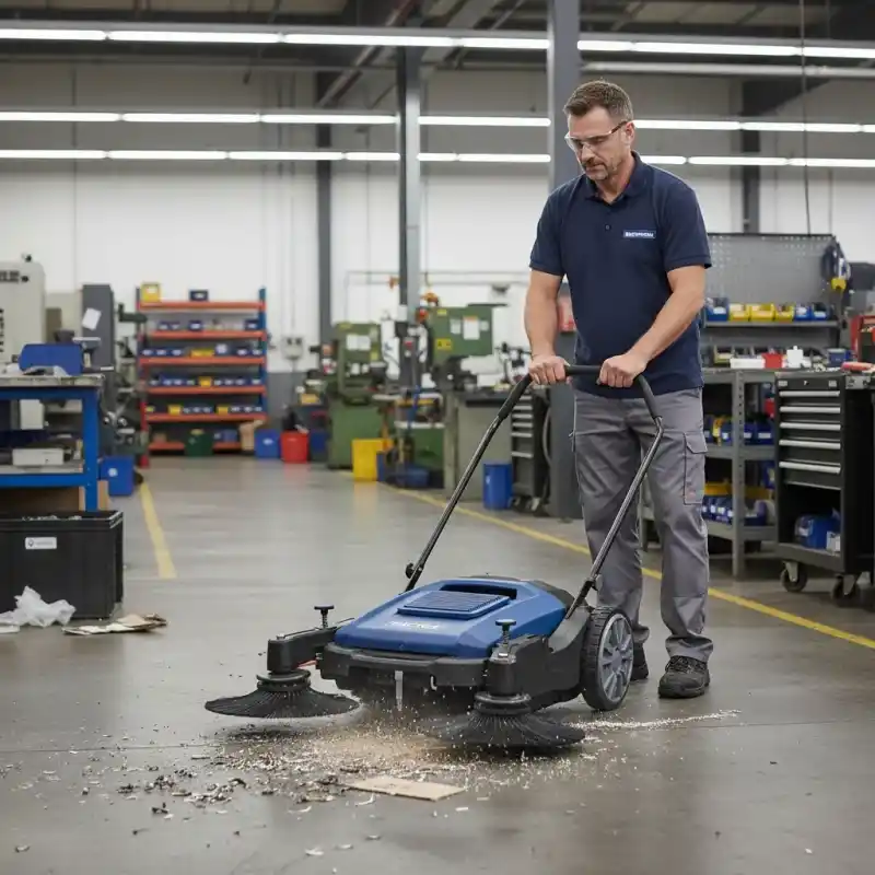Factor PSM1050 Maunel Zemin Süpürme Temizleme Makinesi