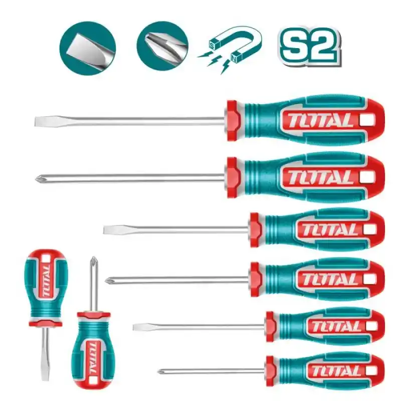 Total TKSDS0826 8 Parça S2 Tornavida Seti