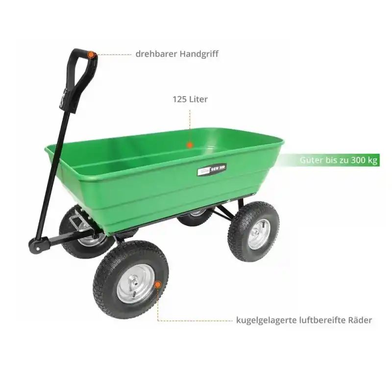 Güde 94337 Bahçe Arabası 300Kg