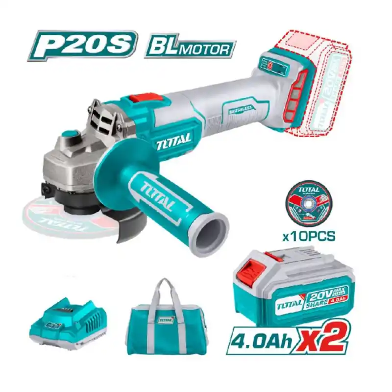 Total TAGLI2211532E Akülü Avuç Taşlama 115mm