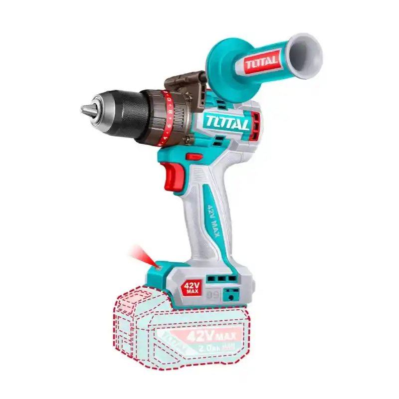 Total TIDLI429982E Akülü Darbeli Matkap 42V