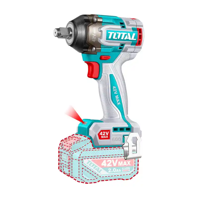 Total TIWLI42602E Akülü Somun Sıkma Sökme 600Nm