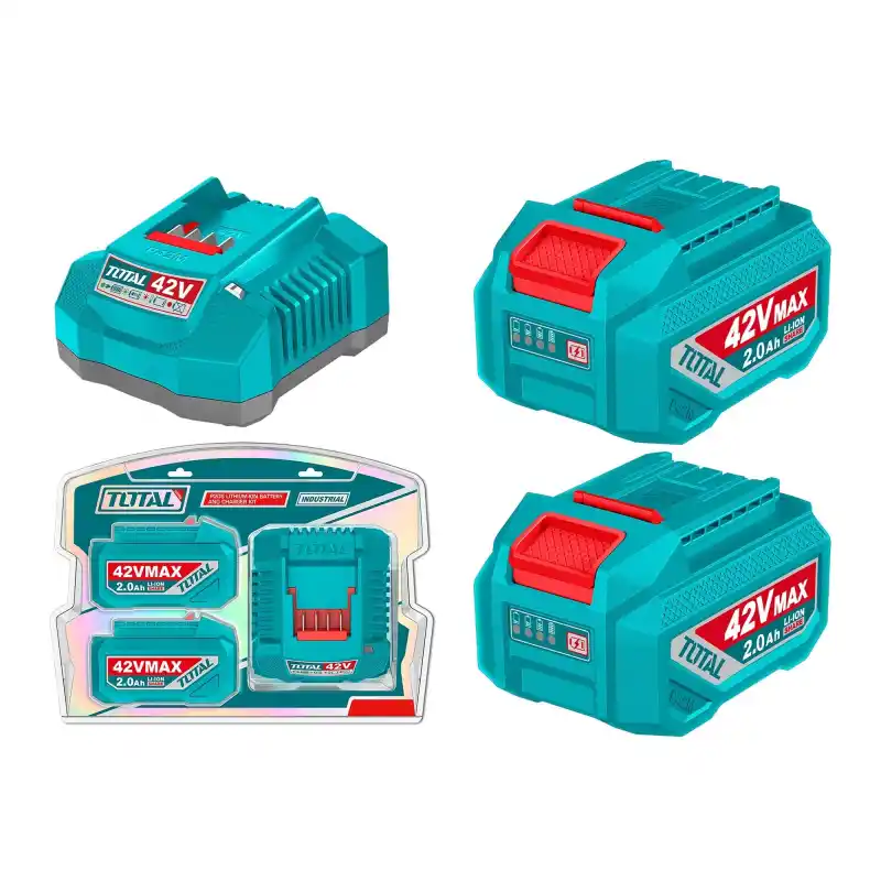 Total TFBCPM20221E 42V Akü ve Şarj Cihazı Seti