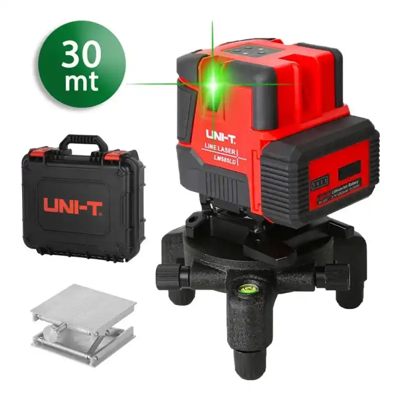 Uni-t LM585LD Akülü Yeşil Çizgi Lazer Hizalama 30 Mt