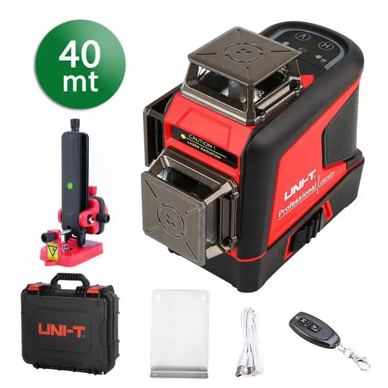 Uni-t LM573LD-II Akülü Yeşil Çizgi Lazer Hizalama 40 Mt