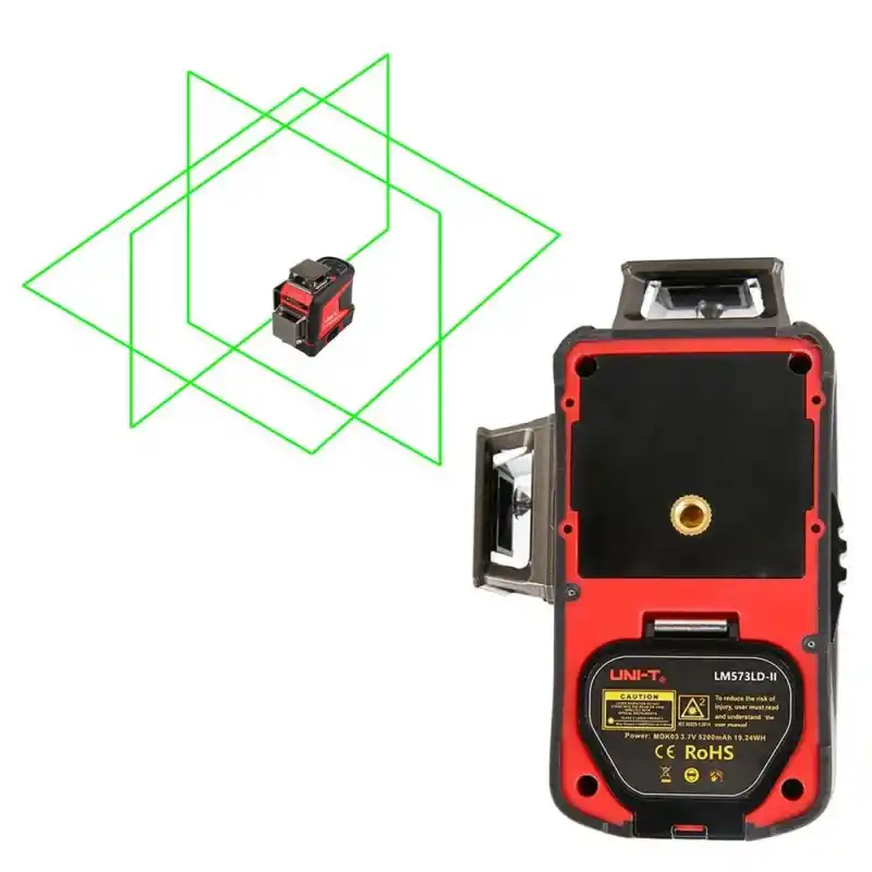Uni-t LM573LD-II Akülü Yeşil Çizgi Lazer Hizalama 40 Mt