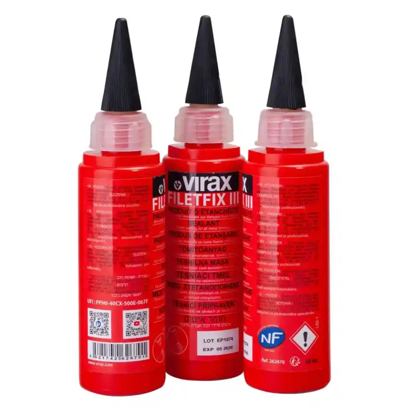 Virax 262682 Filetfix III Boru ve Dişli Sızdırmazlık Sıvısı 60ml